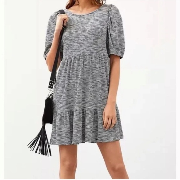 Daily Practice Anthropologie Flounced Mini Dress XS - Picture 1 of 14